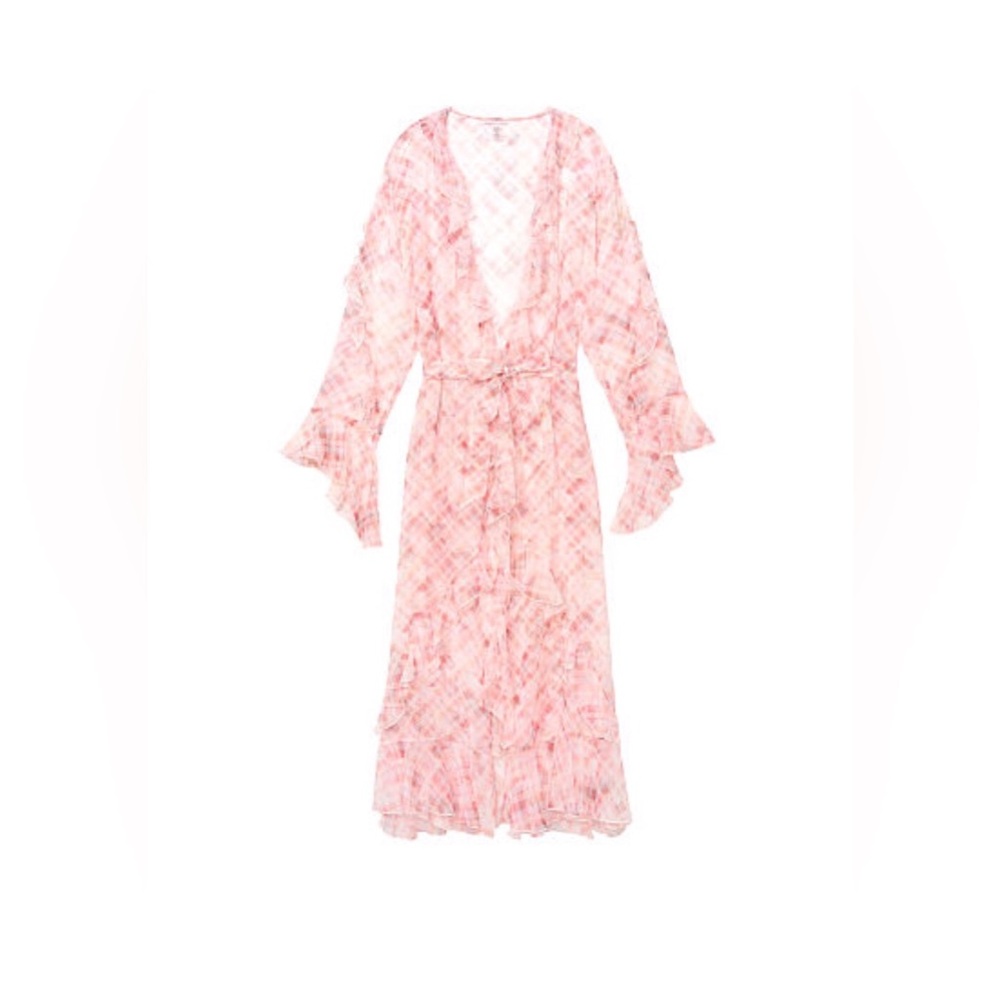Victoria’s Secret Ruffle Long Robe - Picture 3 of 5